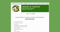 Desktop Screenshot of greensofmanatee.com